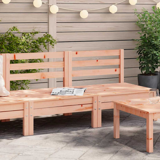 vidaXL Garden Sofa |  Set of 2 | Natural Wood | Solid Douglas wood (untreated)