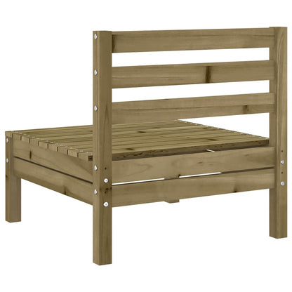 vidaXL Garden Sofa | Set of 2 | Natural Pine | Impregnated Pinewood | Medium