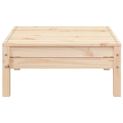 vidaXL Garden Footstool | Natural Wood | Solid Pine Wood | Standard | Modular