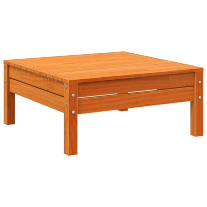 vidaXL Garden Sofa | Wax brown | Solid pine wood | 2-seater | Modular