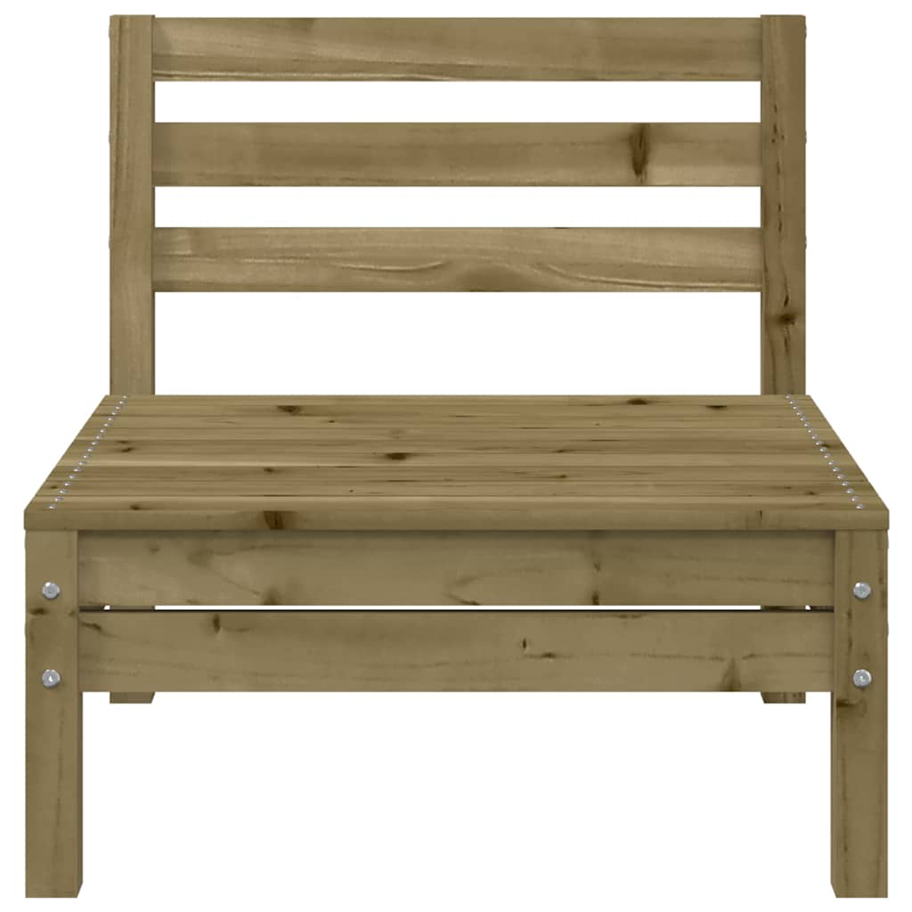 vidaXL Garden Sofa 3-Seater Impregnated Wood Pine