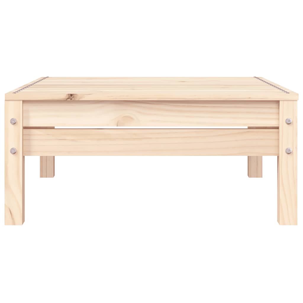 vidaXL Garden Sofa | Natural Pine | Solid Pine Wood | 3-Seater | Modular