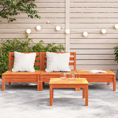 vidaXL Garden Sofa | Wax brown | Solid pine wood | Large | Modular | Garden Sofa