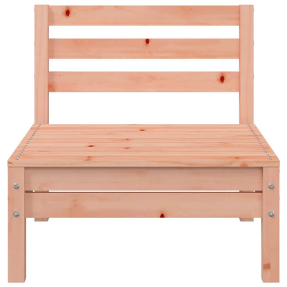 vidaXL Garden Sofa | Natural Wood | Solid Douglas Fir Wood | 3-Seater | Modular