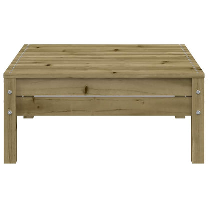 vidaXL Garden Sofa | Natural wood | Impregnated solid pine wood | 3-Seater