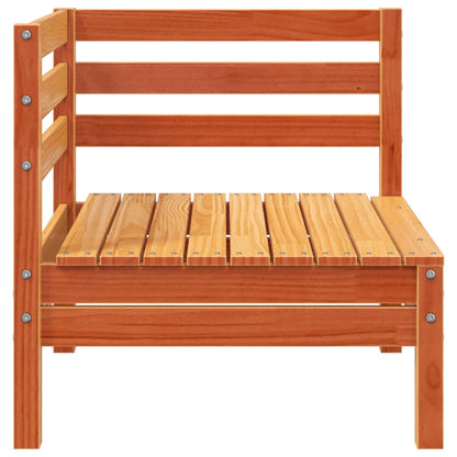 vidaXL Garden Sofa 4-Seater Wax Brown Solid Wood Pine