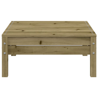 vidaXL Garden Sofa 3-Seater with Footstool Impregnated Wood Pine