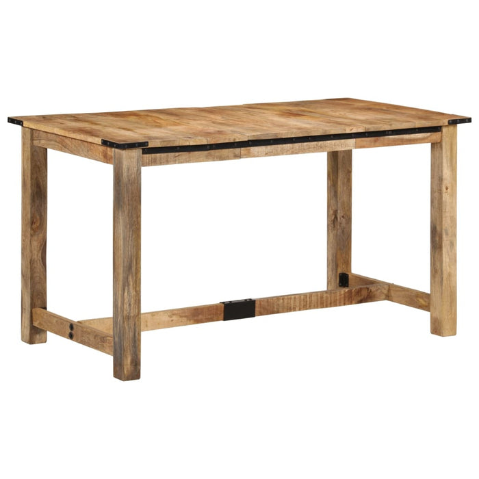 vidaXL Dining Table 140x70x75 cm Solid Wood Mango