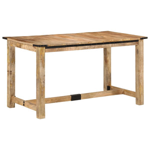 vidaXL Dining Table 140x70x75 cm Solid Wood Mango