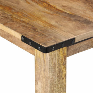 vidaXL Dining Table 160x80x75 cm Solid Wood Mango
