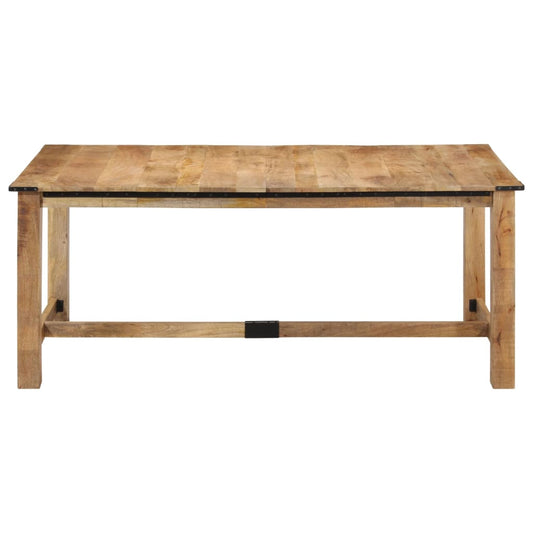 vidaXL Dining Table 180x90x75 cm Solid Wood Mango
