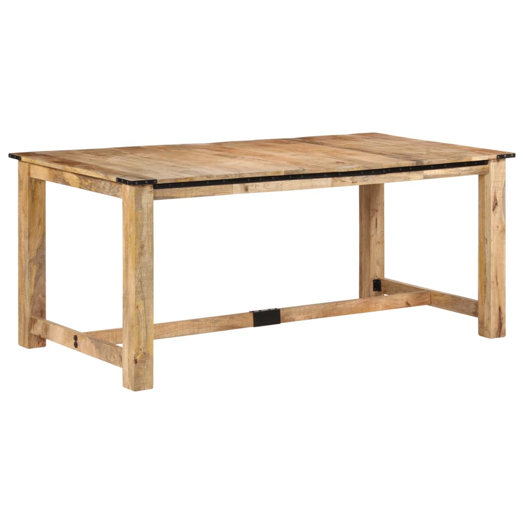 vidaXL Dining Table 180x90x75 cm Solid Wood Mango