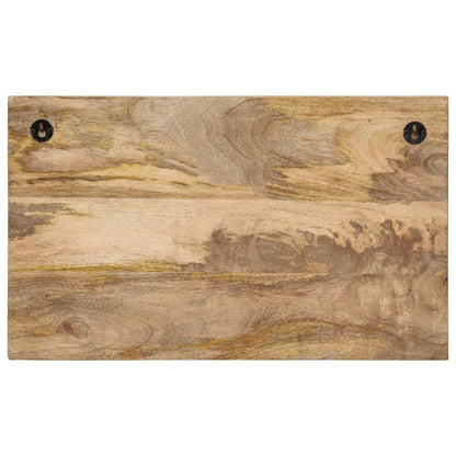 vidaXL Wall-mounted Coat Racks with 4 Hooks 2 pcs Solid Wood Mango