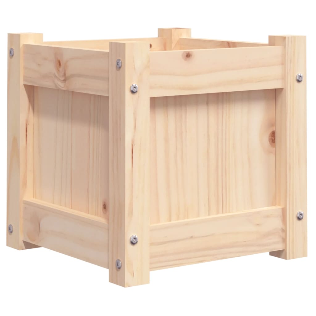 vidaXL Garden Planters 2 pcs Solid Wood Pine