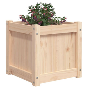 vidaXL Garden Planter 40x40x40 cm Solid Wood Pine
