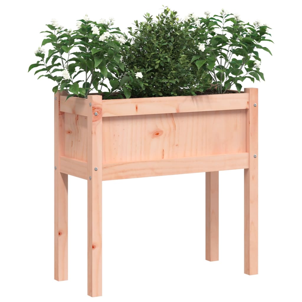 vidaXL Garden Planters 2 pcs with Legs Solid Wood Douglas