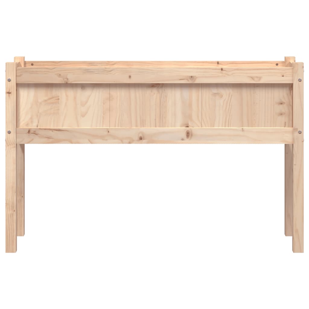 vidaXL Garden Planter with Legs 110x31x70 cm Solid Wood Pine