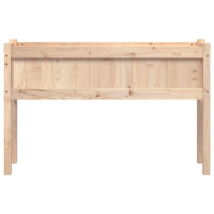 vidaXL Garden Planter with Legs 110x31x70 cm Solid Wood Pine