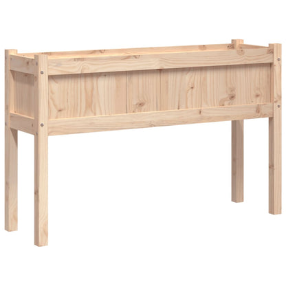 vidaXL Garden Planter with Legs 110x31x70 cm Solid Wood Pine