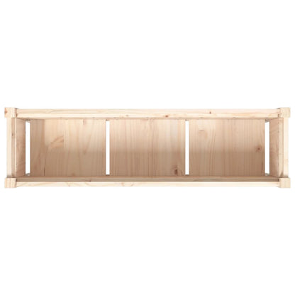 vidaXL Garden Planter with Legs 110x31x70 cm Solid Wood Pine