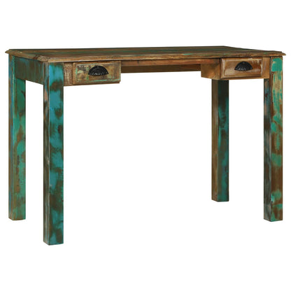 vidaXL Writing Desk Brown 112 x 55 x 76 cm Solid Reclaim Wood