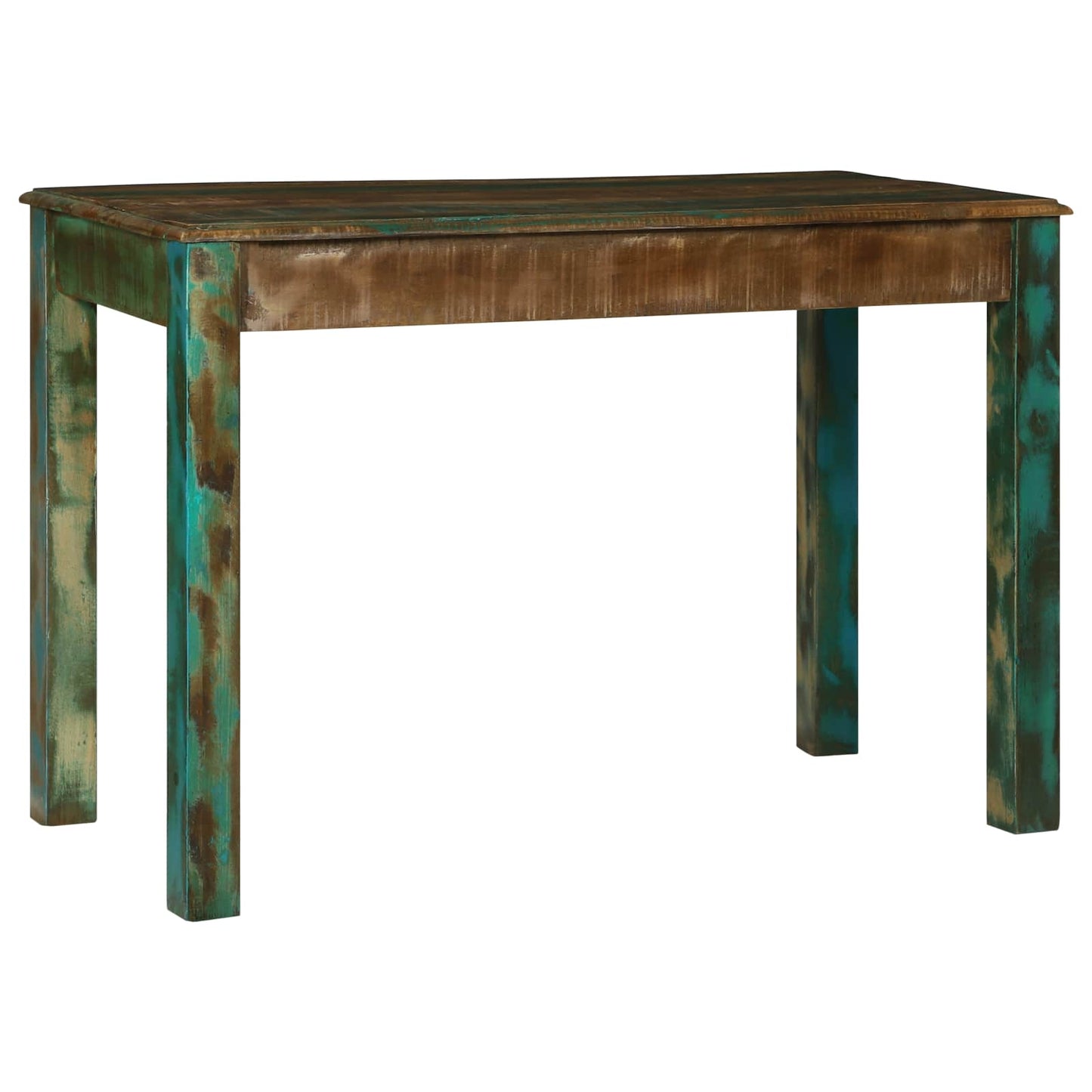 vidaXL Writing Desk Brown 112 x 55 x 76 cm Solid Reclaim Wood