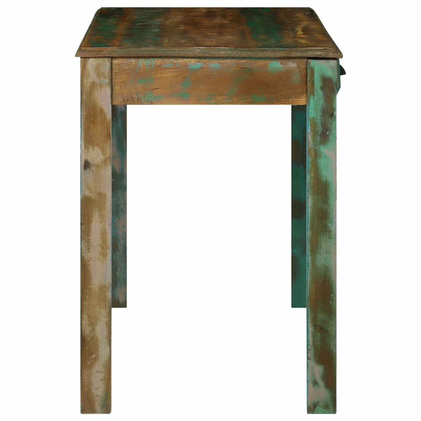 vidaXL Writing Desk Brown 112 x 55 x 76 cm Solid Reclaim Wood