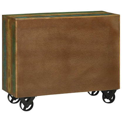 vidaXL Sideboard with Drawer Brown 80 x 30 x 65 cm Solid Reclaim Wood