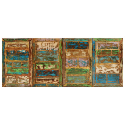 vidaXL Dining Table 220x90x77 cm Solid Wood Reclaimed