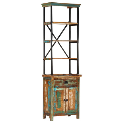 vidaXL Highboard 55x30x180 cm Solid Wood Reclaimed