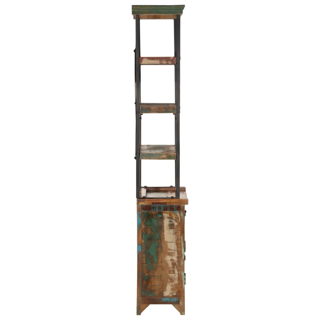 vidaXL Highboard 55x30x180 cm Solid Wood Reclaimed