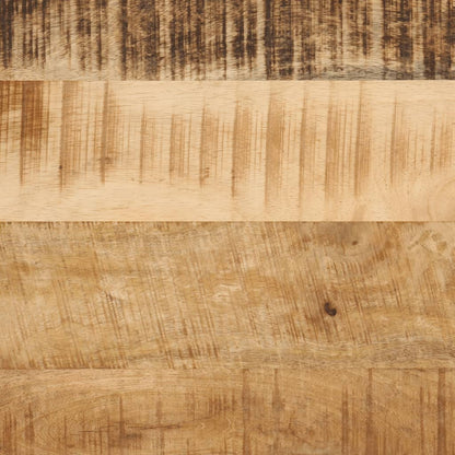 vidaXL Nesting Coffee Tables 3 pcs Solid Wood Mango and Iron