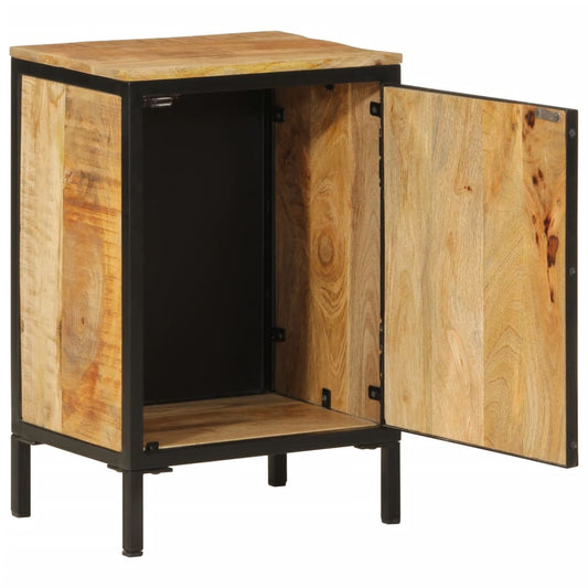 vidaXL Bathroom Cabinet 40x30x60 cm Solid Wood Mango and Iron