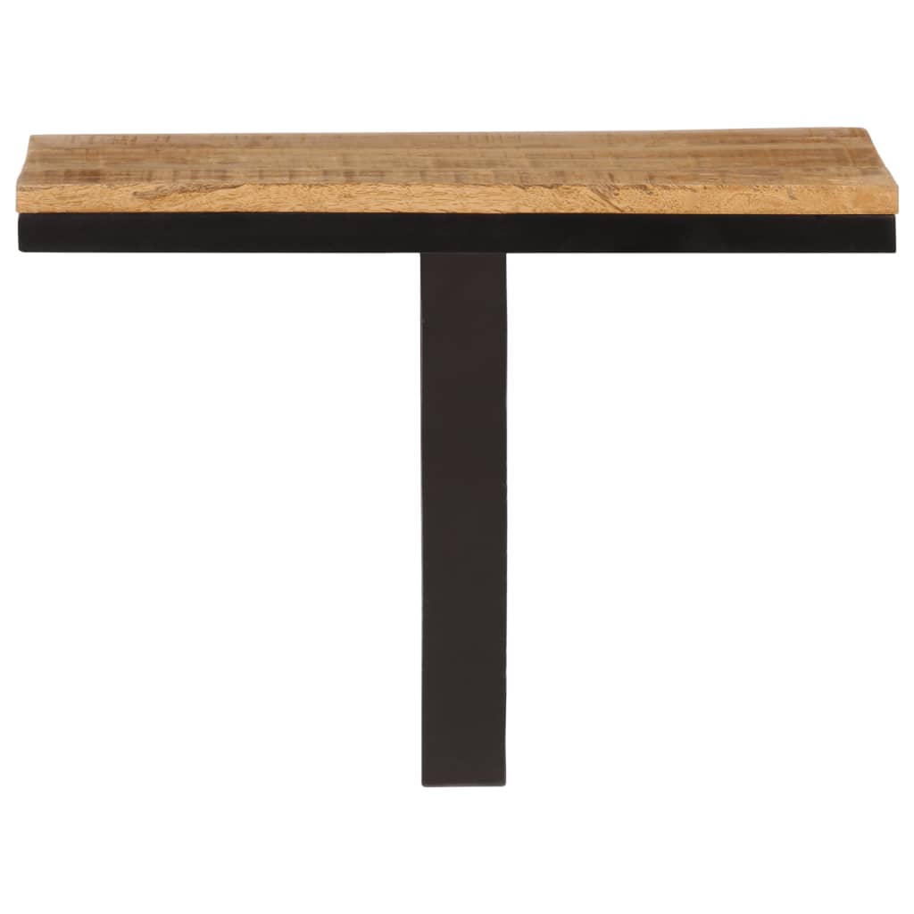 vidaXL Wall Shelf 40x30x32 cm Solid Wood Mango and Iron