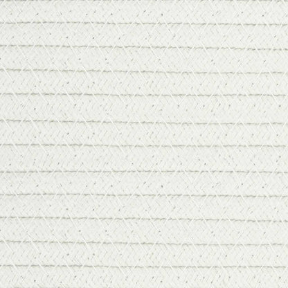vidaXL Storage Basket White Ø38x36 cm Cotton