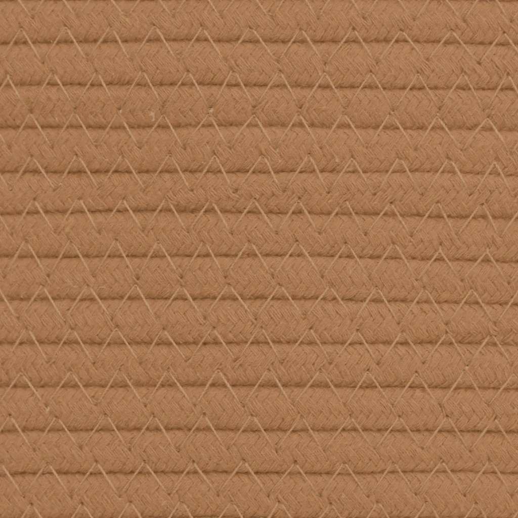 vidaXL Storage Basket Brown Ø40x35 cm Cotton