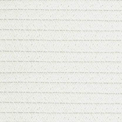 vidaXL Storage Basket White Ø40x35 cm Cotton