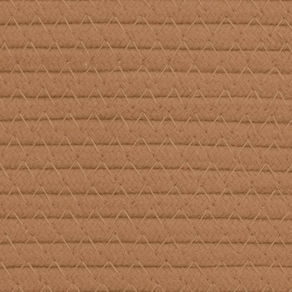 vidaXL Storage Basket Brown and White Ø40x35 cm Cotton