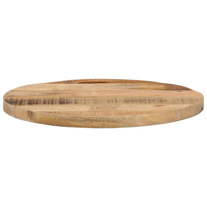 vidaXL Table Top Ø 50x3.8 cm Round Solid Wood Rough Mango