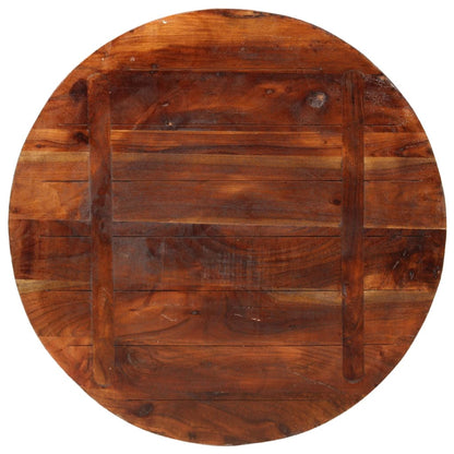 vidaXL Table Top Ø 70x2.5 cm Round Solid Wood Reclaimed