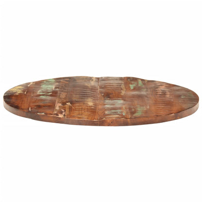 vidaXL Table Top Ø 80x2.5 cm Round Solid Wood Reclaimed
