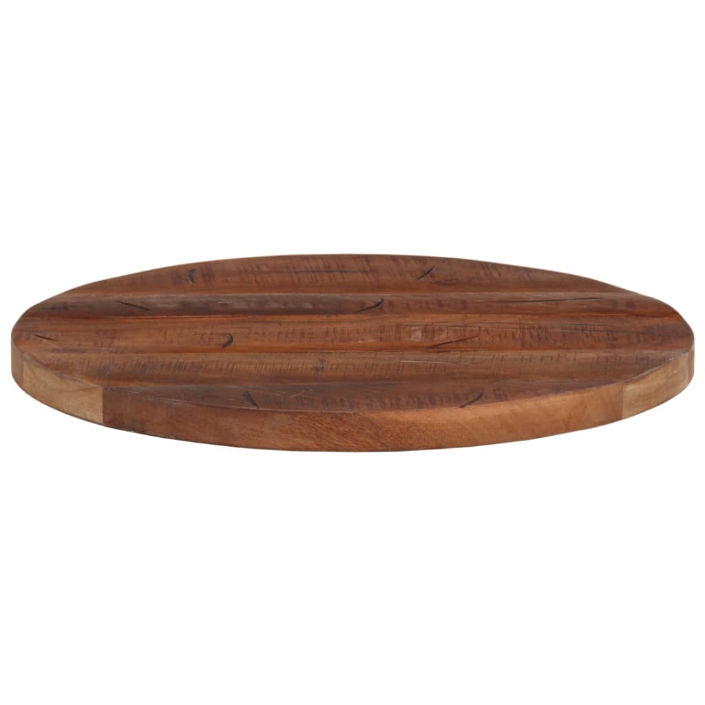 vidaXL Table Top Ø 50x2.5 cm Round Solid Wood Reclaimed