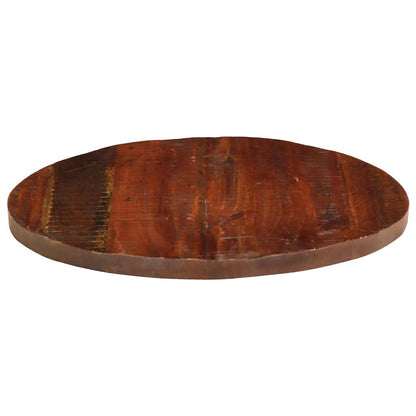 vidaXL Table Top Ø 70x3.8 cm Round Solid Wood Reclaimed