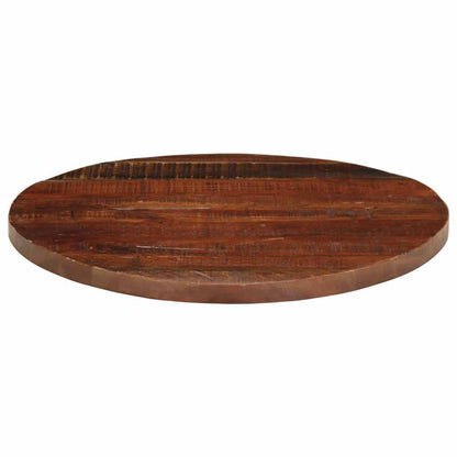 vidaXL Table Top Ø 80x3.8 cm Round Solid Wood Reclaimed