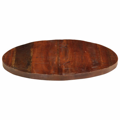 vidaXL Table Top Ø 80x3.8 cm Round Solid Wood Reclaimed