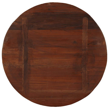vidaXL Table Top Ø 80x3.8 cm Round Solid Wood Reclaimed