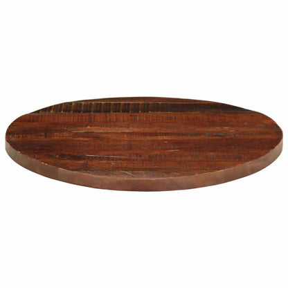 vidaXL Table Top Ø 90x3.8 cm Round Solid Wood Reclaimed