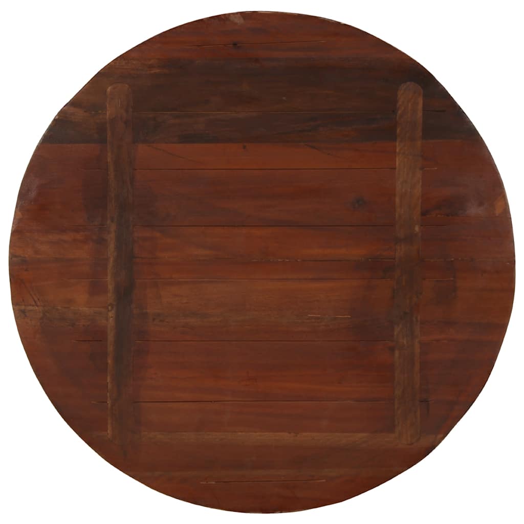 vidaXL Table Top Ø 90x3.8 cm Round Solid Wood Reclaimed