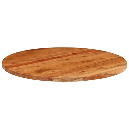 vidaXL Table Top Ø70x3.8 cm Round Solid Wood Acacia