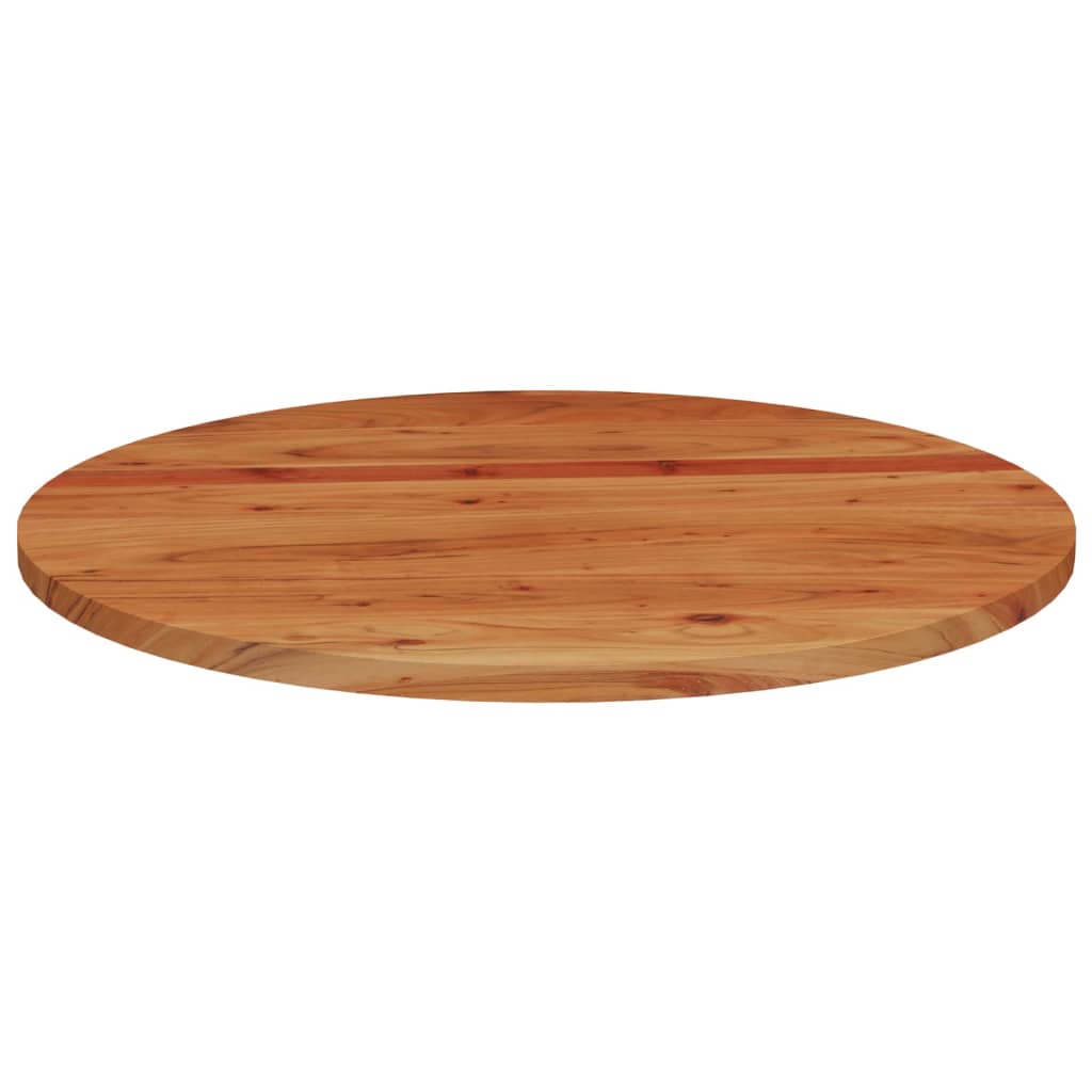 vidaXL Table Top Ø80x2.5 cm Round Solid Wood Acacia